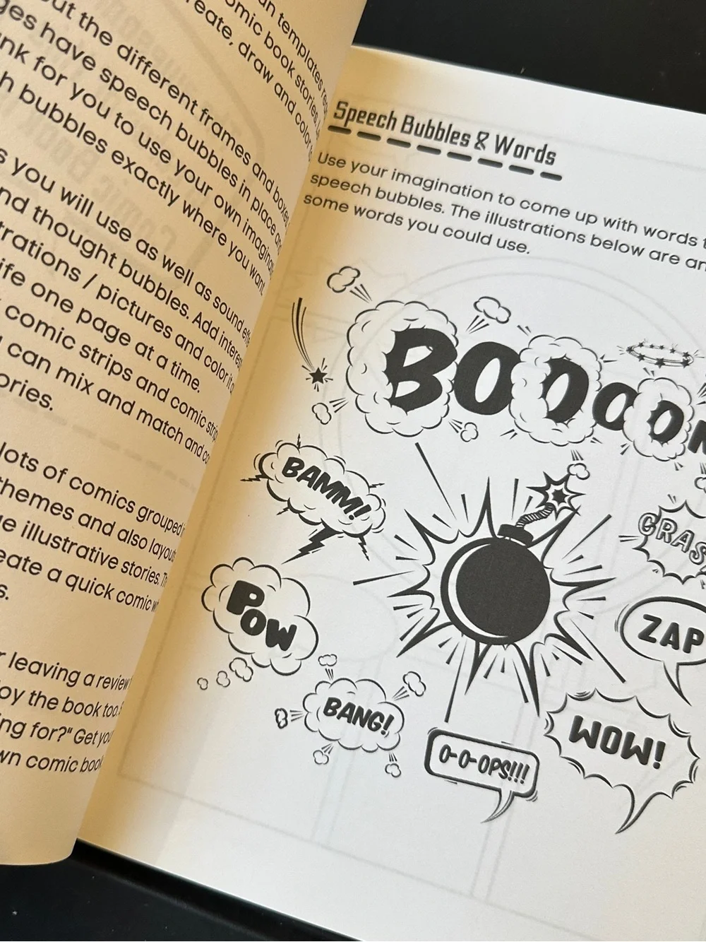 Blank Comic Book - Kids - Colorful Pop Art Creative Writing Homeschool READ DESC